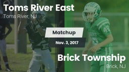 Matchup: Toms River East vs. Brick Township  2017