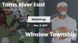 Matchup: Toms River East vs. Winslow Township  2017