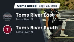 Recap: Toms River East  vs. Toms River South  2018