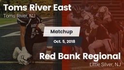 Matchup: Toms River East vs. Red Bank Regional  2018