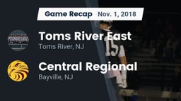 Recap: Toms River East  vs. Central Regional  2018