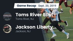 Recap: Toms River East  vs. Jackson Liberty  2019