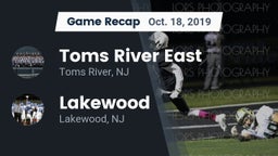 Recap: Toms River East  vs. Lakewood  2019