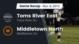 Recap: Toms River East  vs. Middletown North  2019
