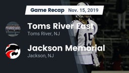 Recap: Toms River East  vs. Jackson Memorial  2019