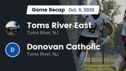 Recap: Toms River East  vs. Donovan Catholic  2020