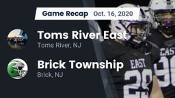 Recap: Toms River East  vs. Brick Township  2020