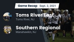 Recap: Toms River East  vs. Southern Regional  2021