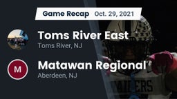 Recap: Toms River East  vs. Matawan Regional  2021