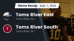 Recap: Toms River East  vs. Toms River South  2022