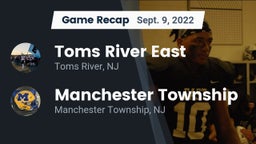Recap: Toms River East  vs. Manchester Township  2022