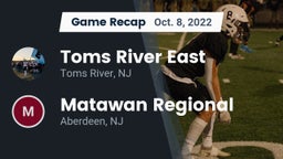 Recap: Toms River East  vs. Matawan Regional  2022