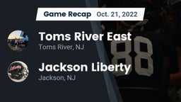 Recap: Toms River East  vs. Jackson Liberty  2022