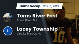 Recap: Toms River East  vs. Lacey Township  2022