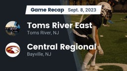 Recap: Toms River East  vs. Central Regional  2023