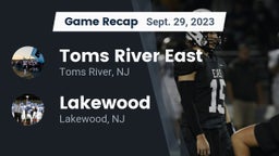 Recap: Toms River East  vs. Lakewood  2023