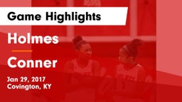 Holmes  vs Conner  Game Highlights - Jan 29, 2017