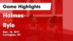 Holmes  vs Ryle  Game Highlights - Dec. 16, 2017