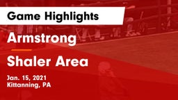 Armstrong  vs Shaler Area  Game Highlights - Jan. 15, 2021
