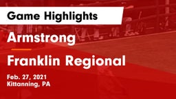 Armstrong  vs Franklin Regional Game Highlights - Feb. 27, 2021