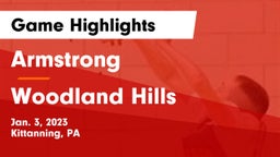 Armstrong  vs Woodland Hills  Game Highlights - Jan. 3, 2023