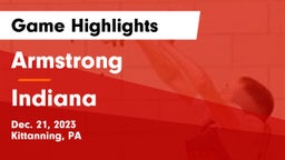 Armstrong  vs Indiana Game Highlights - Dec. 21, 2023