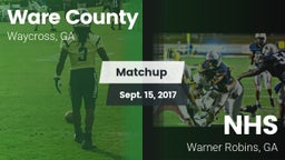 Matchup: Ware County High vs. NHS 2017