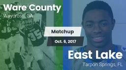 Matchup: Ware County High vs. East Lake  2017