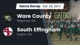 Recap: Ware County  vs. South Effingham  2017