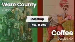 Matchup: Ware County High vs. Coffee  2018