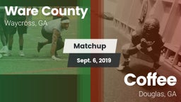 Matchup: Ware County High vs. Coffee  2019