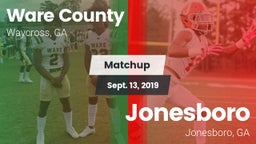 Matchup: Ware County High vs. Jonesboro  2019