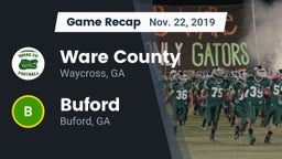 Recap: Ware County  vs. Buford  2019