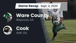 Recap: Ware County  vs. Cook  2020
