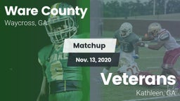 Matchup: Ware County High vs. Veterans  2020