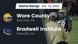 Recap: Ware County  vs. Bradwell Institute 2023
