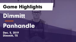 Dimmitt  vs Panhandle  Game Highlights - Dec. 5, 2019