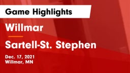 Willmar  vs Sartell-St. Stephen  Game Highlights - Dec. 17, 2021