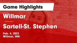 Willmar  vs Sartell-St. Stephen  Game Highlights - Feb. 4, 2022