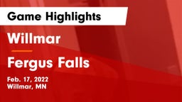 Willmar  vs Fergus Falls  Game Highlights - Feb. 17, 2022