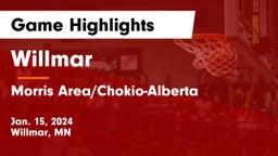 Willmar  vs Morris Area/Chokio-Alberta Game Highlights - Jan. 15, 2024