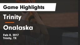 Trinity  vs Onalaska  Game Highlights - Feb 8, 2017