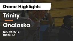 Trinity  vs Onalaska  Game Highlights - Jan. 12, 2018