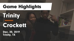 Trinity  vs Crockett  Game Highlights - Dec. 20, 2019