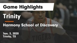 Trinity  vs Harmony School of Discovery Game Highlights - Jan. 3, 2020