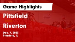Pittsfield  vs Riverton  Game Highlights - Dec. 9, 2023