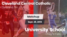 Matchup: Cleveland Central vs. University School 2019