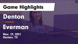 Denton  vs Everman  Game Highlights - Nov. 19, 2021