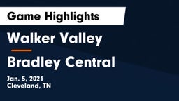 Walker Valley  vs Bradley Central Game Highlights - Jan. 5, 2021