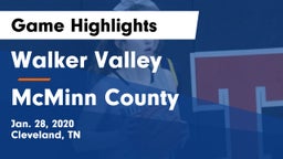 Walker Valley  vs McMinn County Game Highlights - Jan. 28, 2020